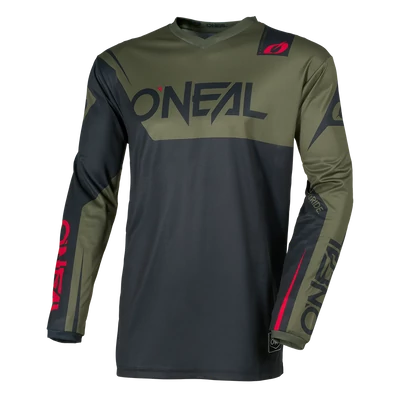 ONeal Element Racewear hosszú ujjú mez fekete-oliva - RideShop.hu