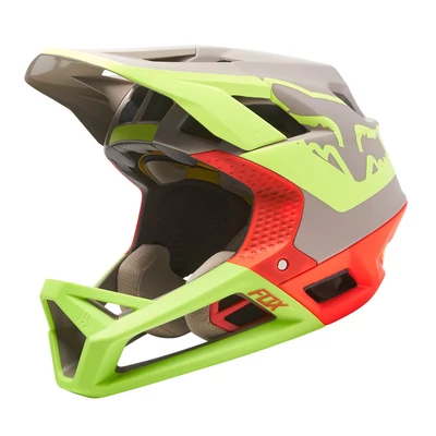 FOX Proframe MIPS Tuk kerékpáros bukósisak zöld-piros - RideShop.hu