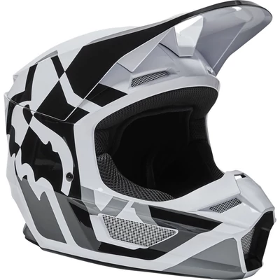 Fox V1 Lux MIPS motocross sisak fekete-fehér - RideShop.hu