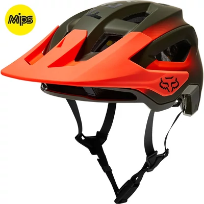Fox Speedframe Pro MIPS Fade kerékpáros sisak olíva - RideShop.hu