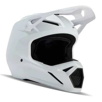 FOX V1 Solid MIPS motocross sisak matt fehér - RideShop.hu