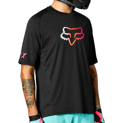 Fox Defend rövid ujjas mez színes logóval - RideShop.hu