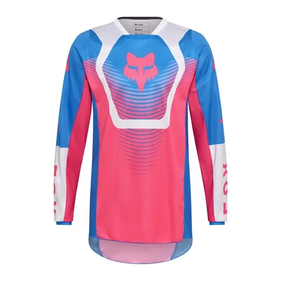 FOX 180 Collect hosszú ujjas mez pink-kék - RideShop.hu