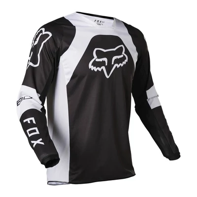 Fox 180 Lux hosszú ujjas mez fekete-fehér - RideShop.hu
