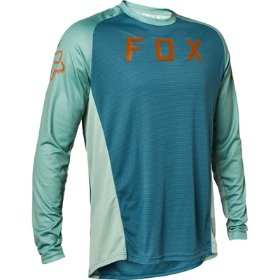 Fox Defend hosszú ujjú mez kék-zöld - RideShop.hu
