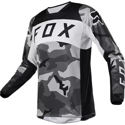 Fox 180 BNKR hosszú ujjas mez terepmintás szürke - RideShop.hu