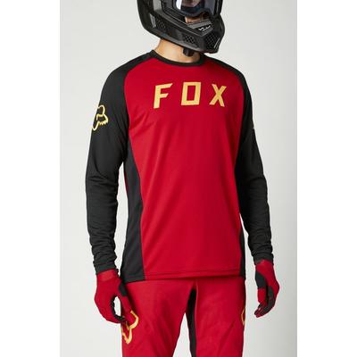 FOX Defend hosszú ujjú mez piros