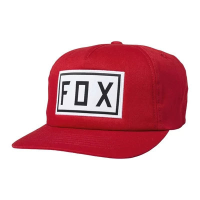 Fox Drive Train Snapback sapka piros - RideShop.hu