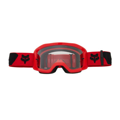 Fox Main Core zárt szemüveg piros víztiszta lencsével - RideShop.hu