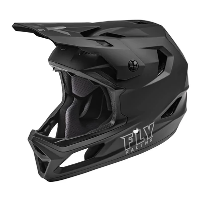 Fly Racing Rayce kerékpáros fullface sisak fekete - RideShop.hu