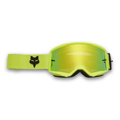 Fox Main Core zárt szemüveg fluo sárga tükrös lencsével - RideShop.hu