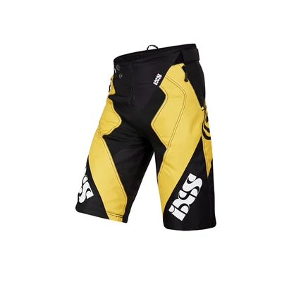 iXS Vertic downhill rövidnadrág fekete-sárga - RideShop.hu