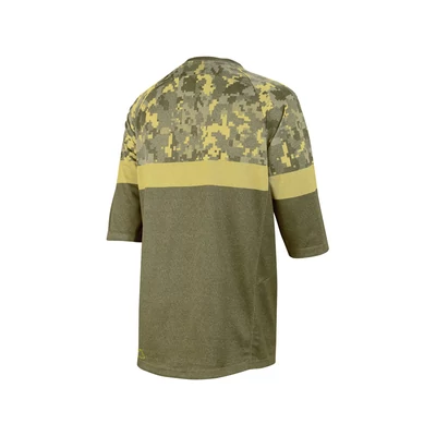 iXS Carve Air 3/4-es ujjas kerékpáros mez gyepzöld-camo - Rideshop.hu