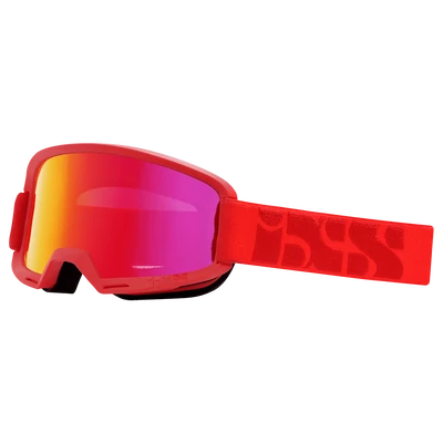 iXS Hack Racing Red zárt szemüveg tükrös lencsével - RideShop.hu
