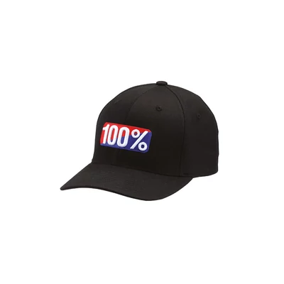 Ride100% Classic X-Fit flexfit sapka fekete - RideShop.hu