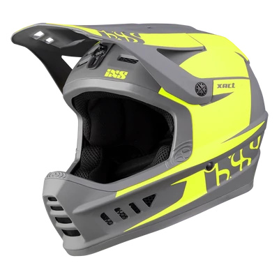iXS Xact Evo downhill kerékpár bukósisak lime zöld - RideShop.hu