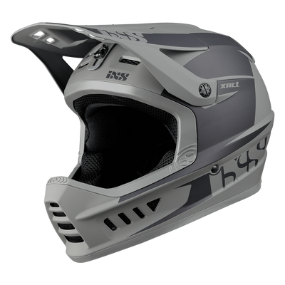 iXS Xact Evo kerékpáros fullface sisak fekete-szürke - RideShop.hu