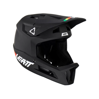 Leatt Gravity 1.0 kerékpáros fullface downhill sisak matt fekete - RideShop.hu