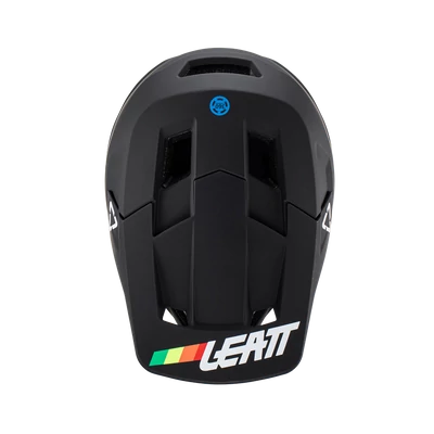 Leatt Gravity 1.0 kerékpáros fullface downhill sisak matt fekete - RideShop.hu