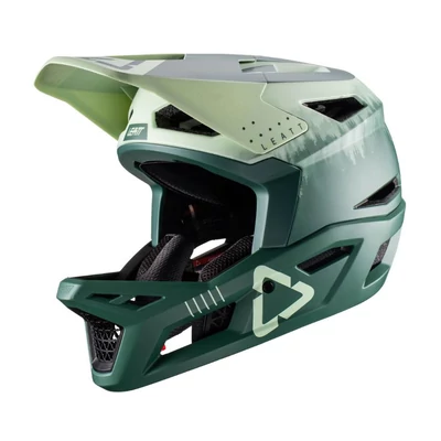 Leatt Gravity 4.0 V22 kerékpáros fullface sisak zöld - RideShop.hu