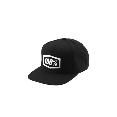Ride100% Icon snapack sapka fekete - RideShop.hu