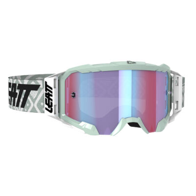 Leatt Velocity 5.5 Iriz szemüveg tükrös lencsés fehér-kék -RideShop.hu