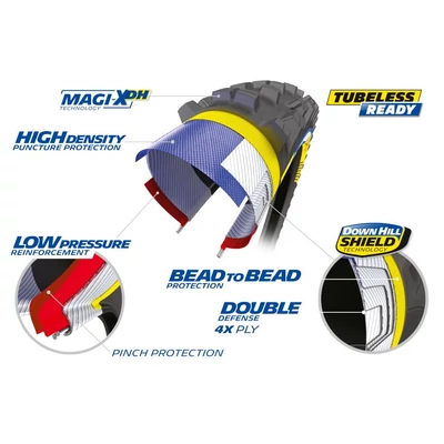 Michelin DH34 27,5x2.40 Bike Park TLR Perform gumi külső - RideShop.hu