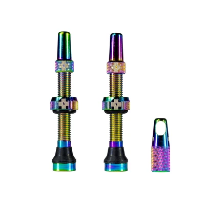 MUC-OFF Tubeless presta szelep 44 mm olajfestett (1pár) - RideShop.hu