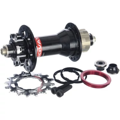 Novatec D256SB 135x10mm SingleSpeed hátsó agy fekete - RideShop.hu