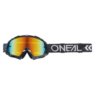 Oneal B10 Camo V22 fekete zárt szemüveg tükrös lencsével - RideShop.hu
