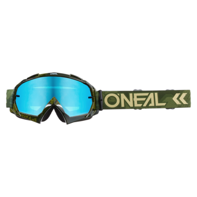 Oneal B10 Camo V22 katonazöld szemüveg tükrös lencsés - RideShop.hu