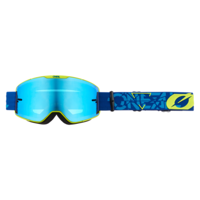 ONeal B20 Strain V22 zárt szemüveg tükrös lencsével kék - RideShop.hu