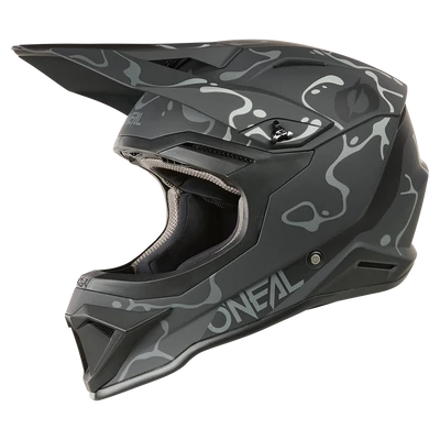 ONeal 1Series Splash motocross sisak fekete-szürke - RideShop.hu