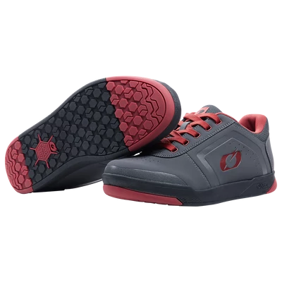ONeal Pinned kerékpáros cipő szürke-bordó - RideShop.hu