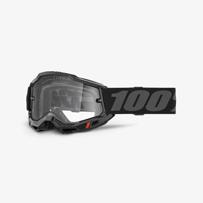 Ride100% Accuri 2 Enduro MTB Black szemüveg víztiszta lencsével