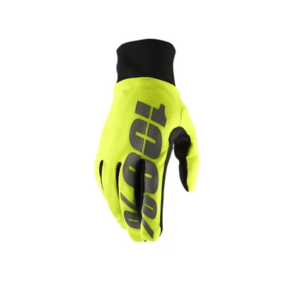 Ride 100% Hydromatic téli vízálló kesztyű neon sárga - RideShop.hu