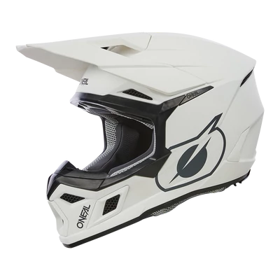 ONeal 3Series Solid motocross sisak matt fehér - RideShop.hu
