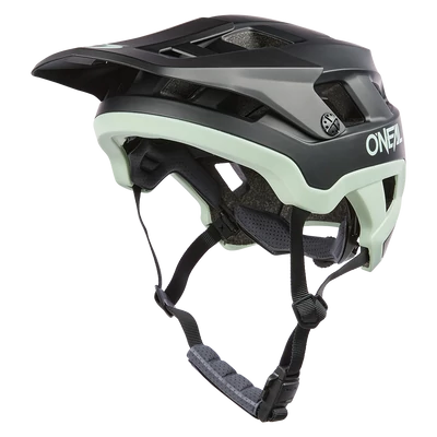 ONeal Defender Solid kerékpáros sisak fekete-menta zöld - RideShop.hu