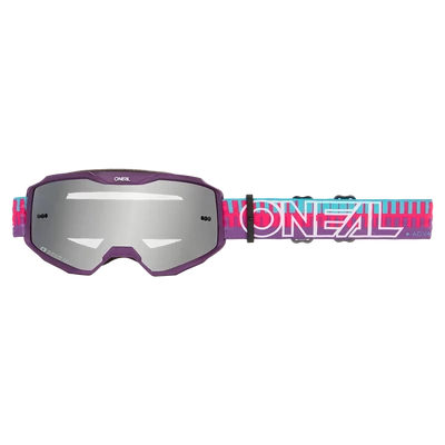 ONeal B10 Striped zárt szemüveg tükrös lencsével pink - RideShop.hu
