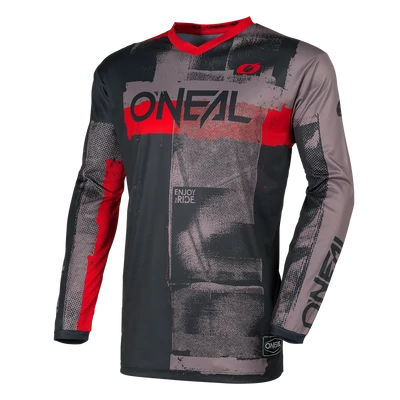 ONeal Element Roller hosszú ujjú mez szürke-piros - RideShop.hu