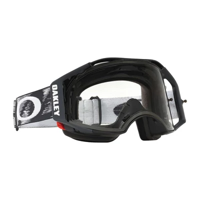 Oakley Airbrake MX Jet Black Speed zárt szemüveg víztiszta lencsével