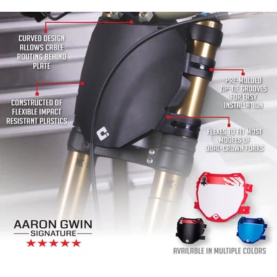 ODI Aaron Gwin rajtszámtábla szürke - RideShop.hu