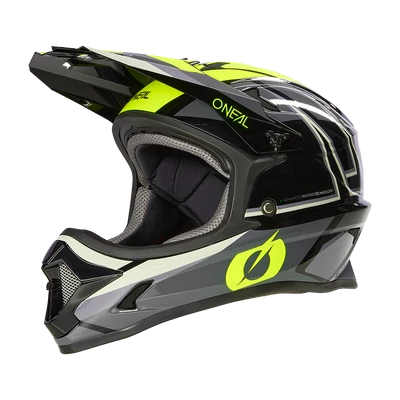 ONeal Sonus Split V23 kerékpár fullface sisak szürke-zöld- RideShop.hu