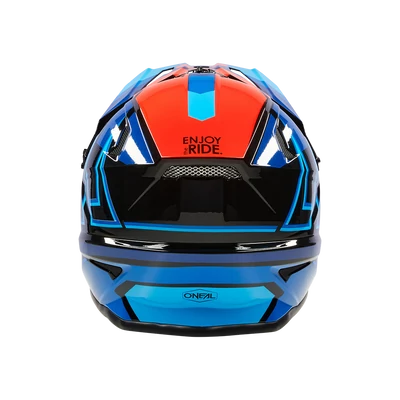 ONeal Sonus Split V23 kerékpáros fullface sisak kék-piros- RideShop.hu