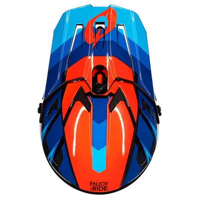 ONeal Sonus Split V23 kerékpáros fullface sisak kék-piros- RideShop.hu