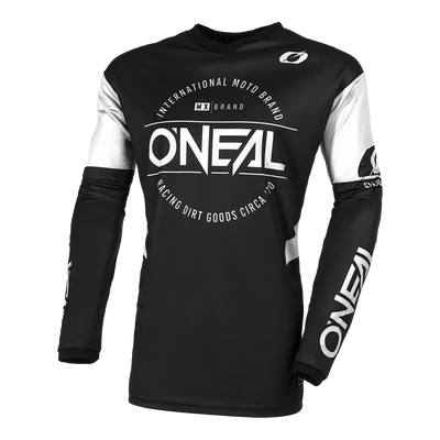 ONeal Element Brand V23 hosszú ujjú mez fekete-fehér - RideShop.hu