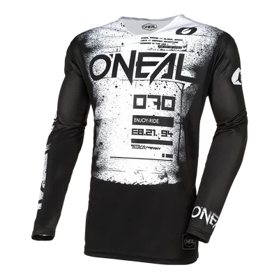 Oneal Mayhem Scarz hosszú ujjas mez fekete-fehér - RideShop.hu