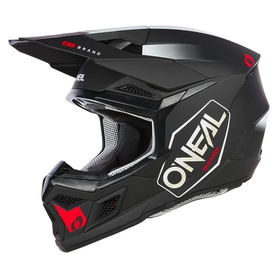 ONeal 3Series Hexx motocross sisak fekete-fehér - RideShop.hu