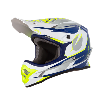 ONeal 3Series Riff motokrossz sisak kék-fehér - RideShop.hu