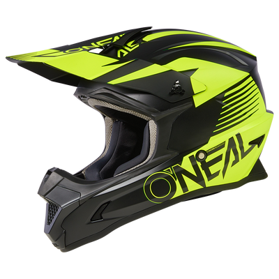 ONeal 1Series Stream V23 motocross sisak fekete neon sárga RideShop.hu